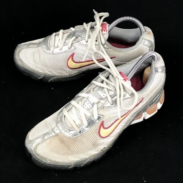 NIKE/ナイキ★REFRESH2/AIR MAX/ローカットスニーカー【23.0/銀×ピンク】 ◆G-26