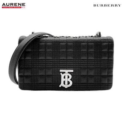 BURBERRY バーバリー ローラ チェーン ショルダーバッグ
スモール キャビアスキン TBロゴ レザー ブラック レディース
【中古】