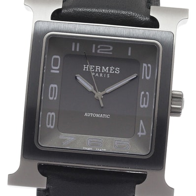 ☆極美品 ★箱・保 エルメス Hウォッチ HH5.841 メンズ 【中古】