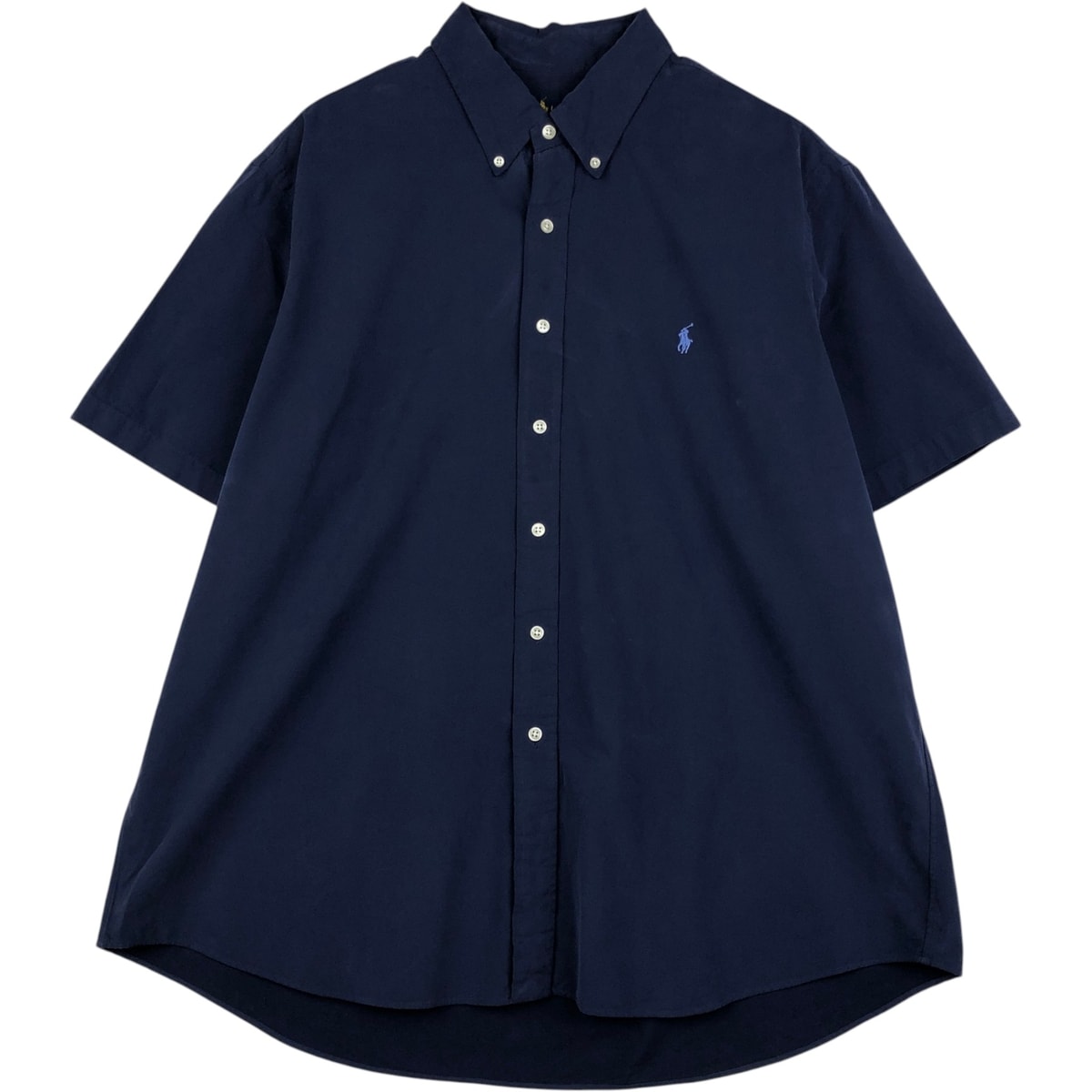 古着 ラルフローレン Ralph Lauren 半袖 ボタンダウンシャツ メンズXXL相当/eaa648009