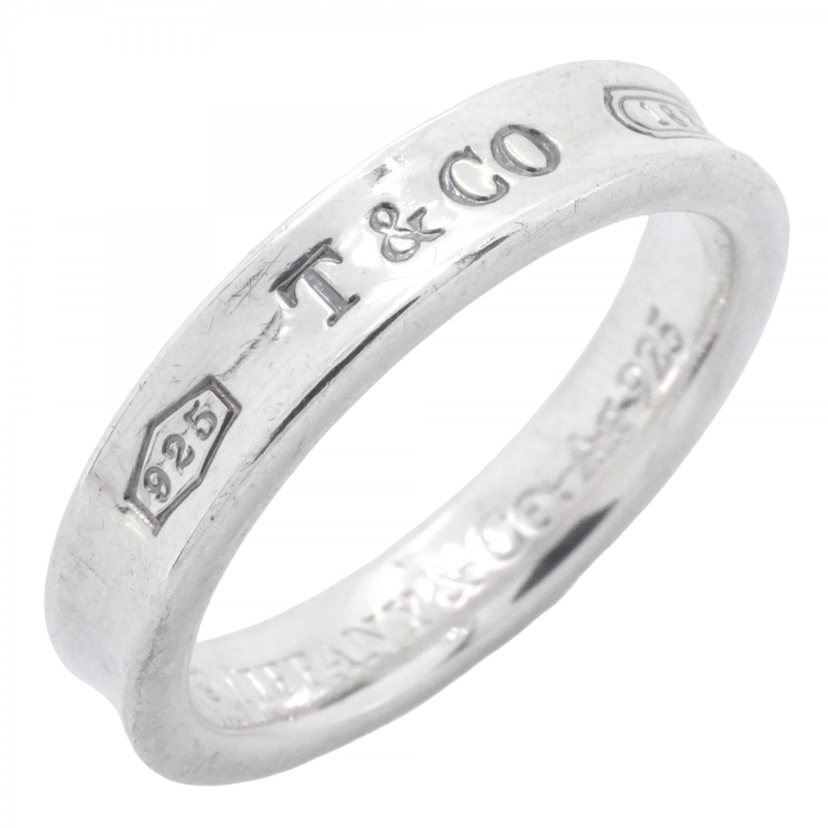 【6jdb0509-k】ティファニー リング ナロー シルバー925 12号【中古】レディース