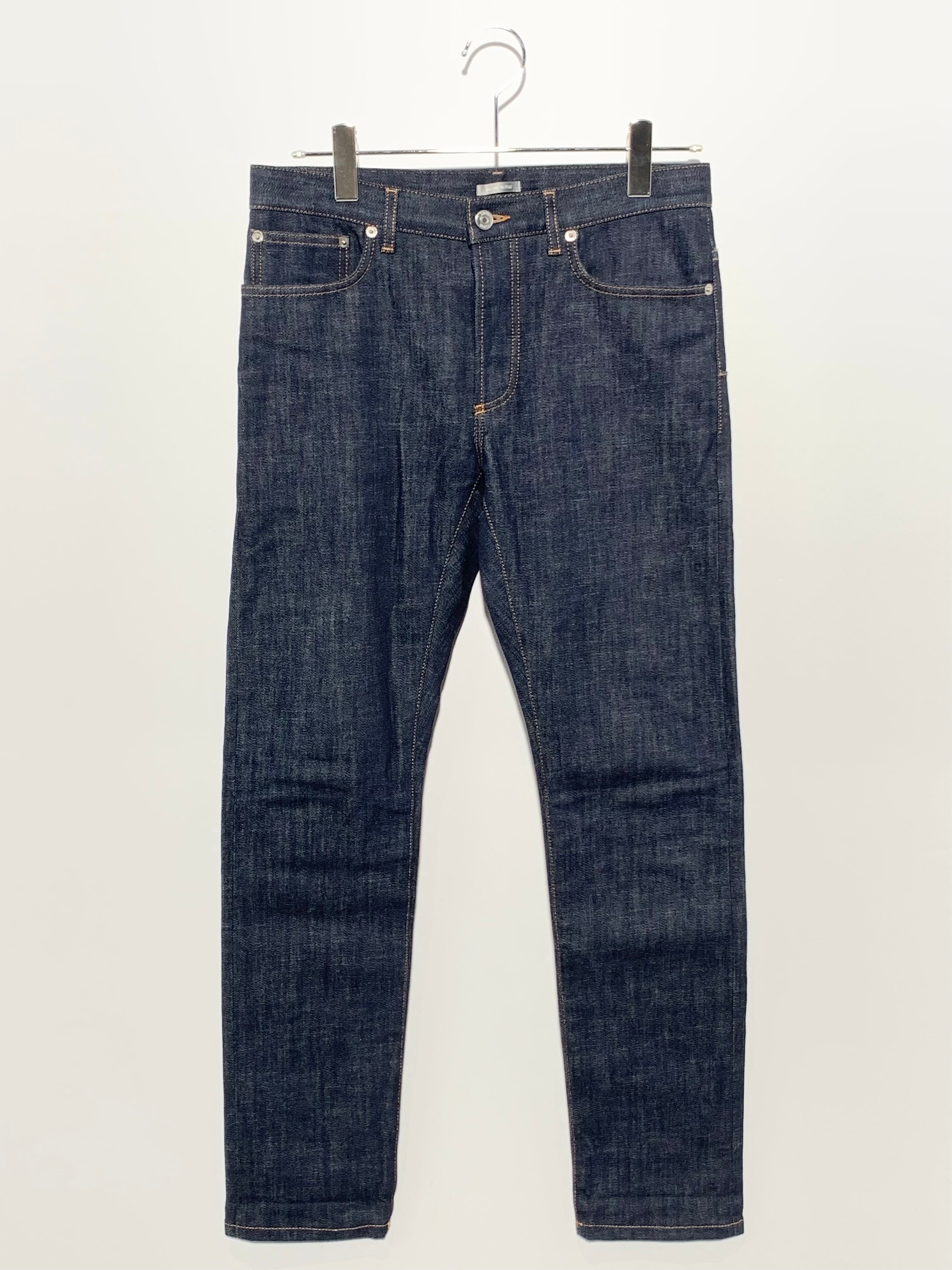 Dior Oblique Slim-Fit Jeans Raw Cotton Denim "Blue"