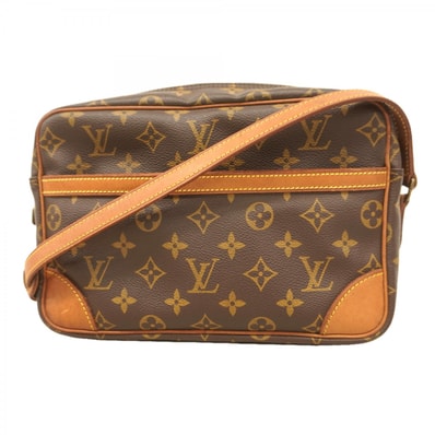 【6dc3673】ルイヴィトン ショルダーバッグ モノグラム トロカデロ27 M51274 ブラウン【中古】レディース