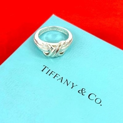 TIFFANY&Co. ティファニー シグネチャー リング シルバー925 リング・指輪 12号 シルバー
38144
