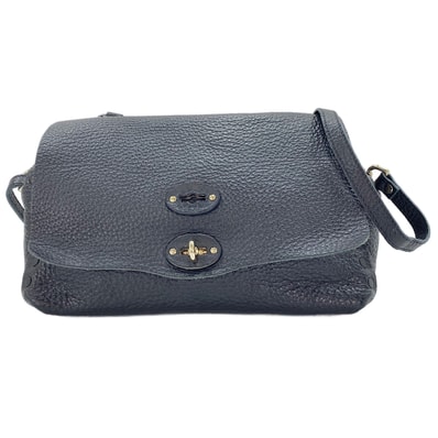 レザー ポスティーナ 2WAY ハンドバッグ【中古】