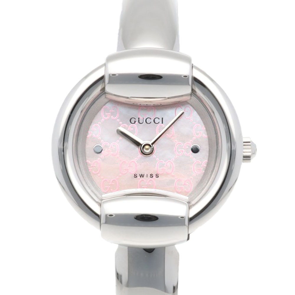 グッチ 腕時計 時計 ステンレススチール YA014513(1400L) クオーツ レディース 1年保証 GUCCI 中古