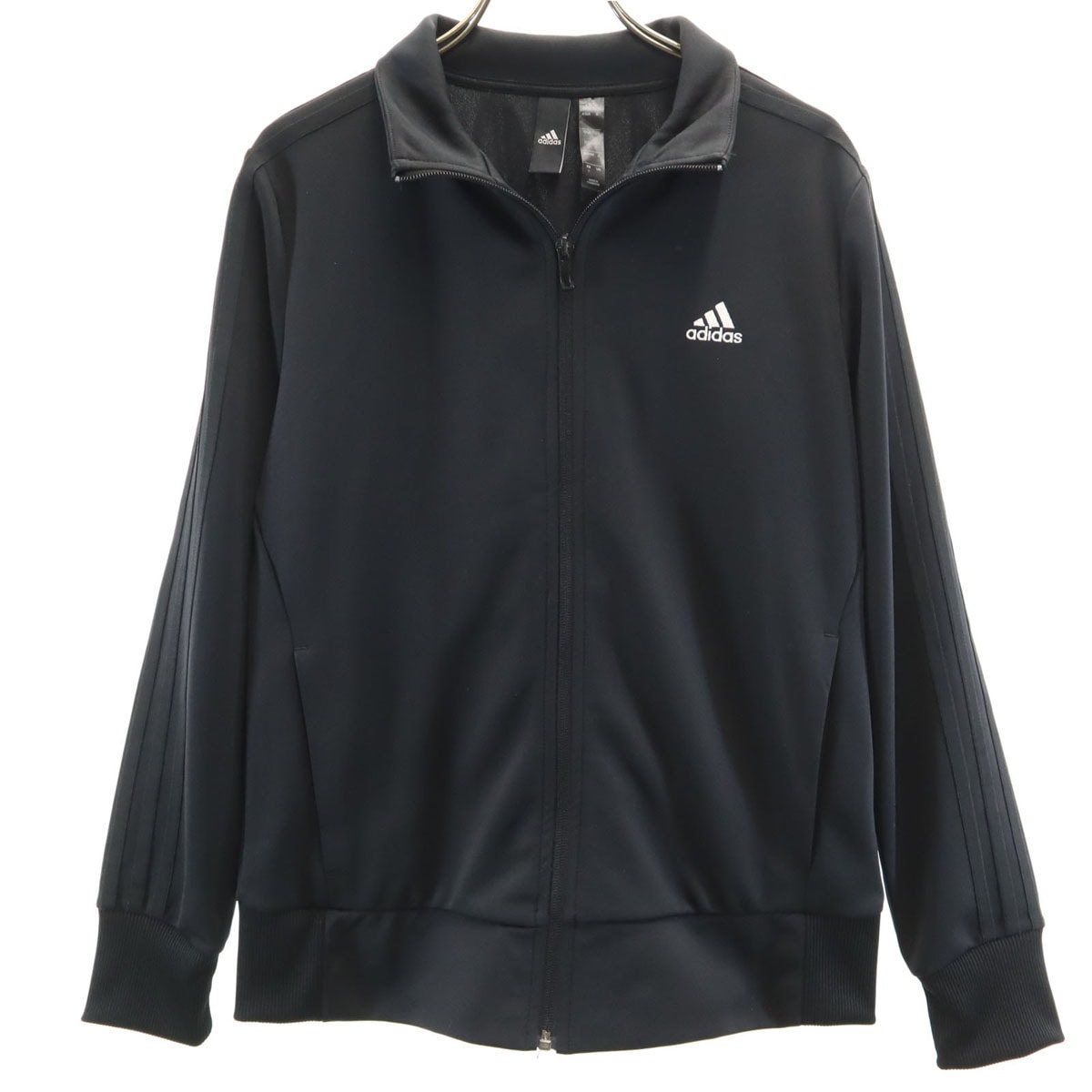 美品 adidas アディダス トラックジャケット L ブラック ジャージ