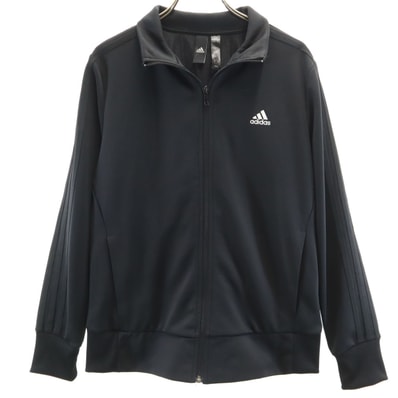 美品 adidas アディダス トラックジャケット L ブラック ジャージ