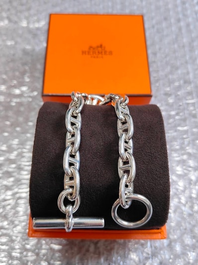Hermes Chaine D'ancre MM Bracelet "Silver"