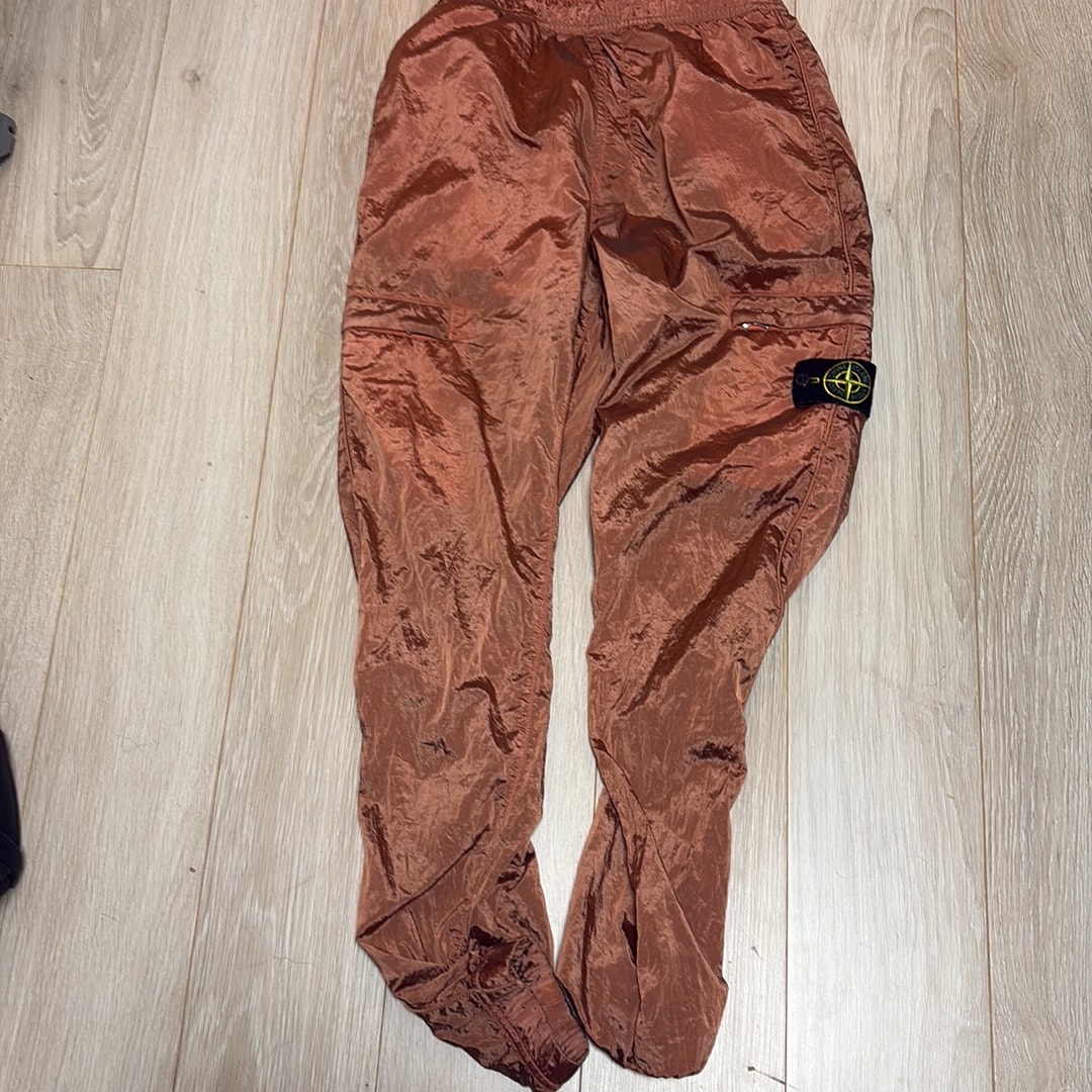 Stone Island Nylon Pants "Orange"