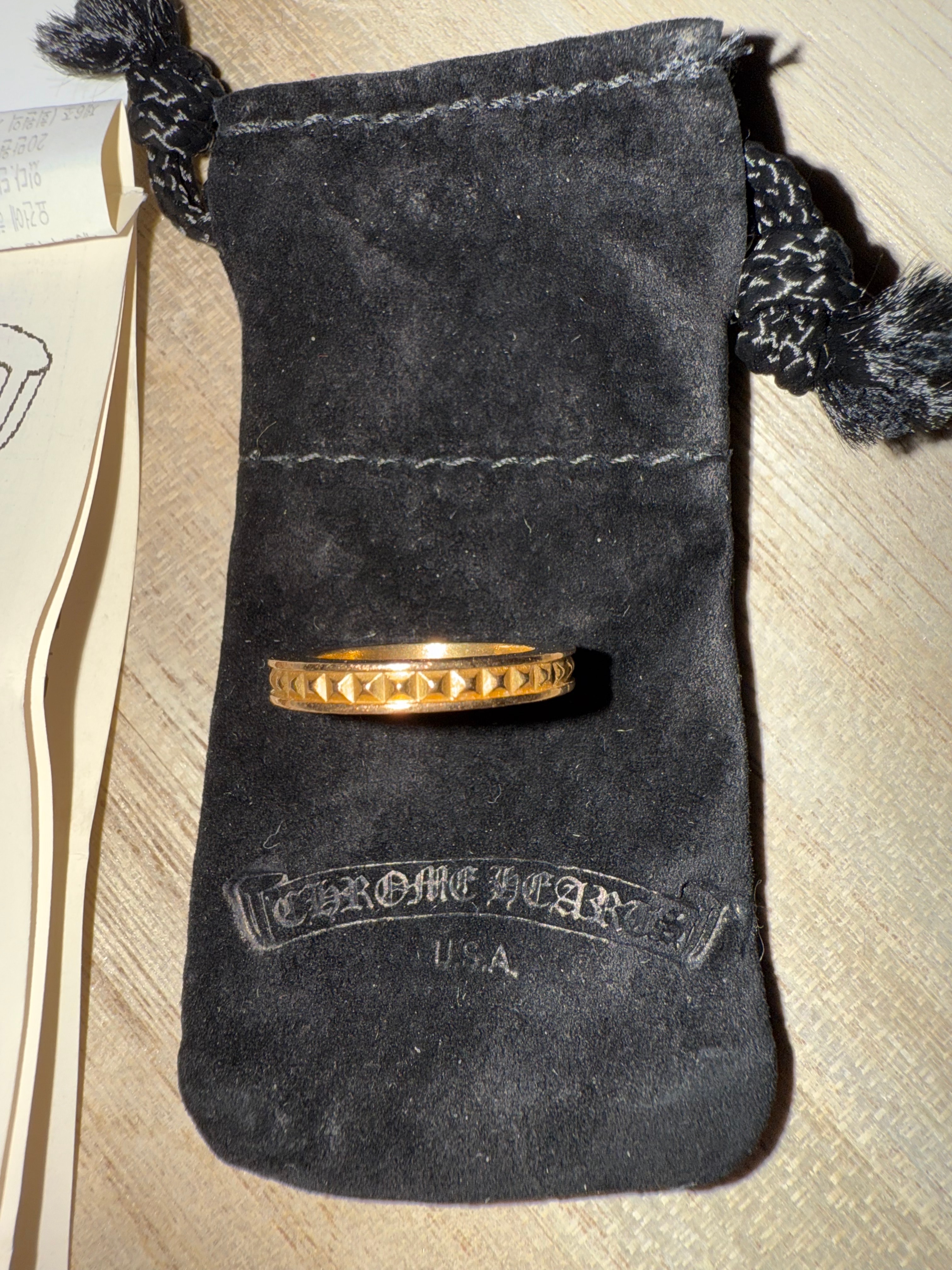 クロムハーツ 22K トゥルーファッキンパンク リング ジュビパンク 22K "イエローゴールド"