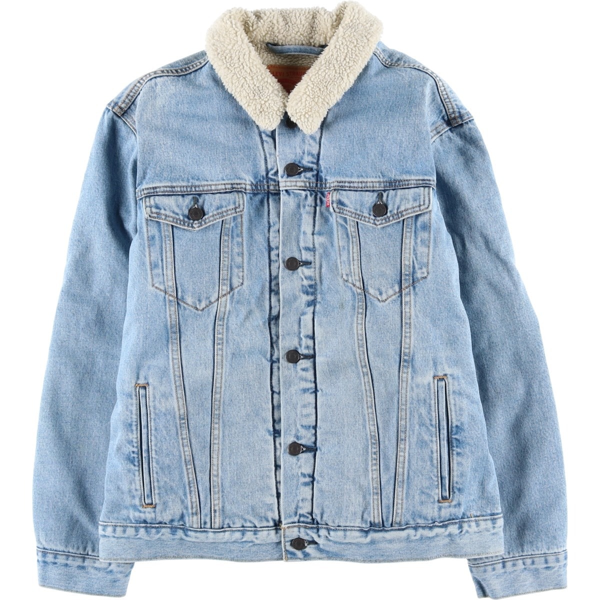 古着 リーバイス Levi's 中綿入り デニムボアジャケット メンズXL相当/eaa459301