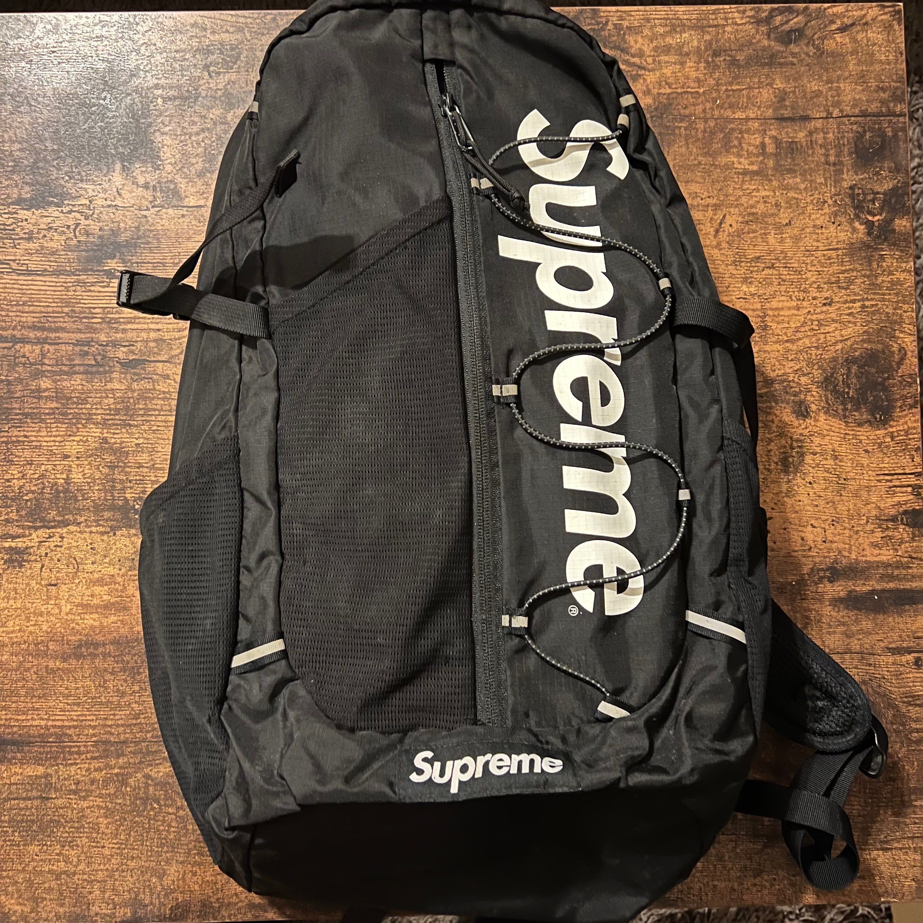 Supreme 2017SS Backpack "Black"