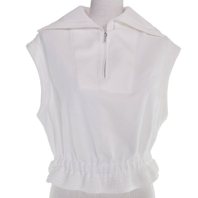 極美品 シャネル トップス ホワイト レディース 36