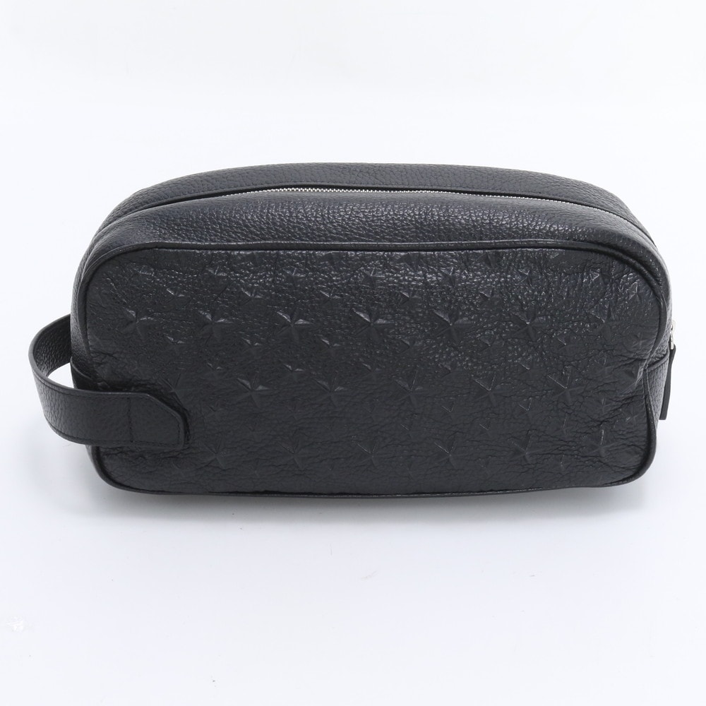 ■美品 ジミーチュウ スター エンボスセカンドバッグ レザー