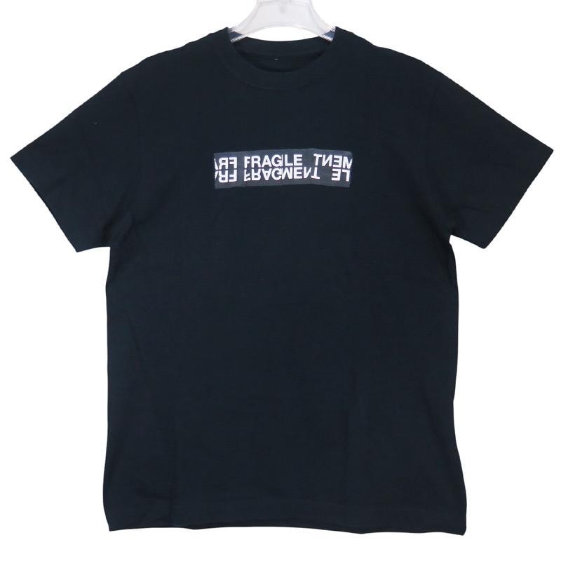 sacai サカイ x Fragment Design フラグメント デザイン FRAGIL T-SHIRT 19-02023M フラジー Tシャツ ブラック ショートスリーブ カットソー 半袖 サイズ1