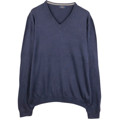 古着 ブルックスブラザーズ Brooks Brothers 346 Vネック コットンニットセーター メンズXXL相当/eaa672428