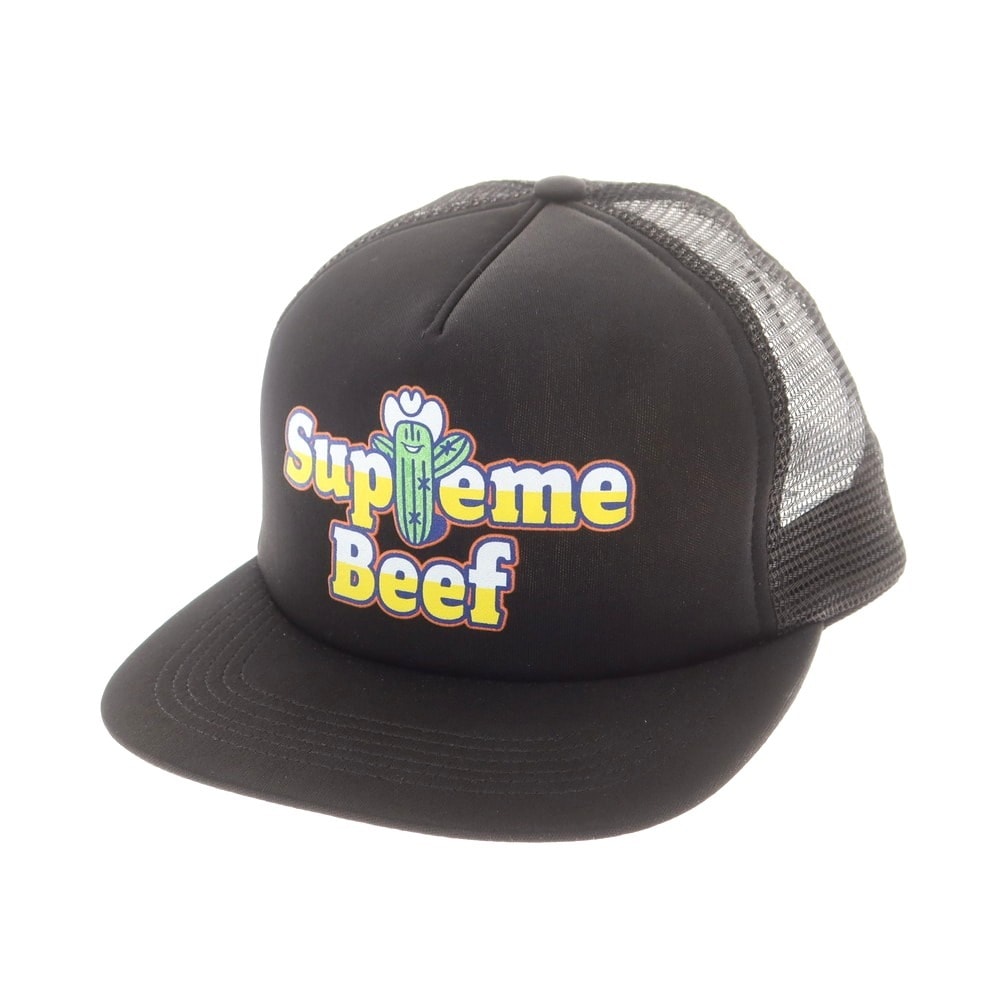 【中古】シュプリーム Supreme 2025年春夏 Beef Mesh Back 5-Panel メッシュキャップ ブラック【サイズONE SIZE(58cm)】【メンズ】