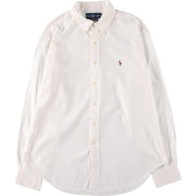 古着 ラルフローレン Ralph Lauren CLASSIC FIT クラシックフィット 長袖 ボタンダウンシャツ メンズL相当/eaa533558