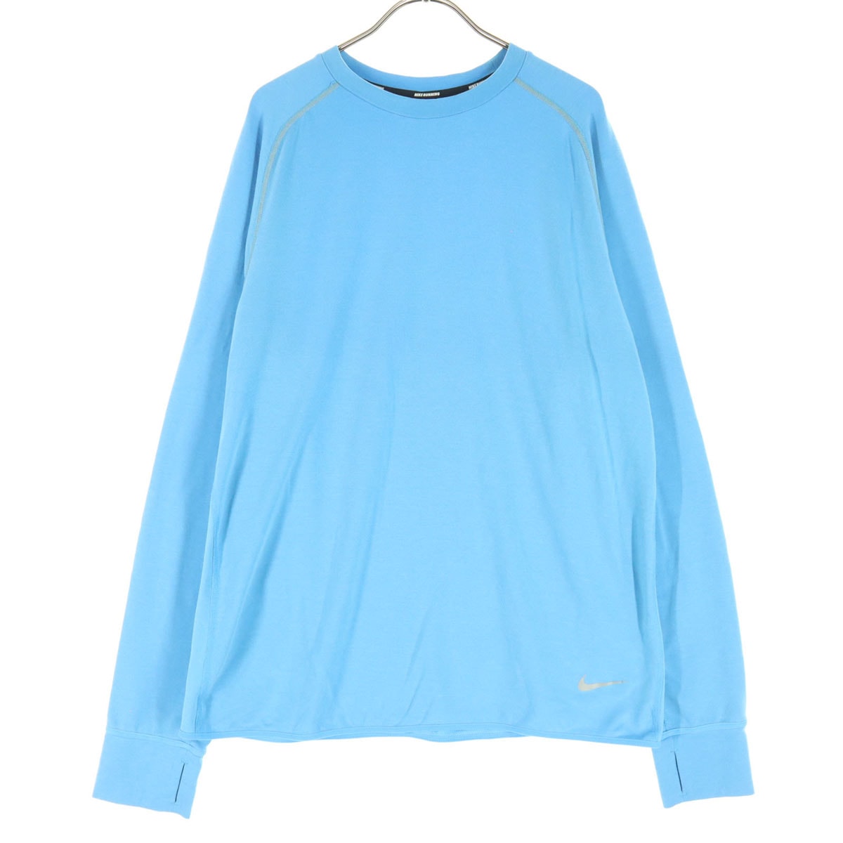 NIKE ナイキ スウッシュ 長袖 Tシャツ L ライトブルー ロンT