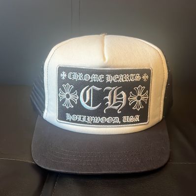 Chrome Hearts Trucker Cap CH "Black/White"