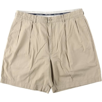 古着 ラルフローレン Ralph Lauren POLO GOLF ポロゴルフ CLASSIC GOLF SHORT ツータック チノショーツ ショートパンツ メンズw36相当/eaa653441