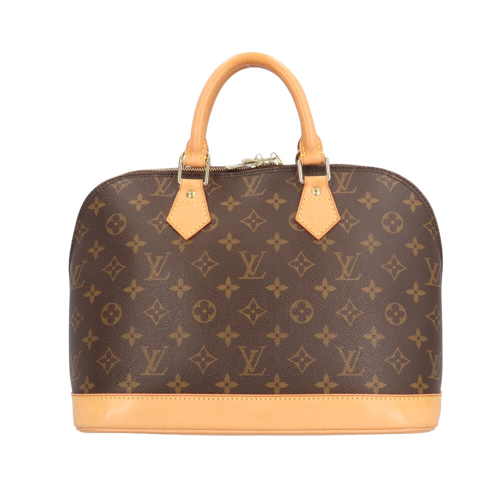 ルイヴィトン アルマ モノグラム ハンドバッグ モノグラムキャンバス M51130 ブラウン レディース LOUIS VUITTON  中古