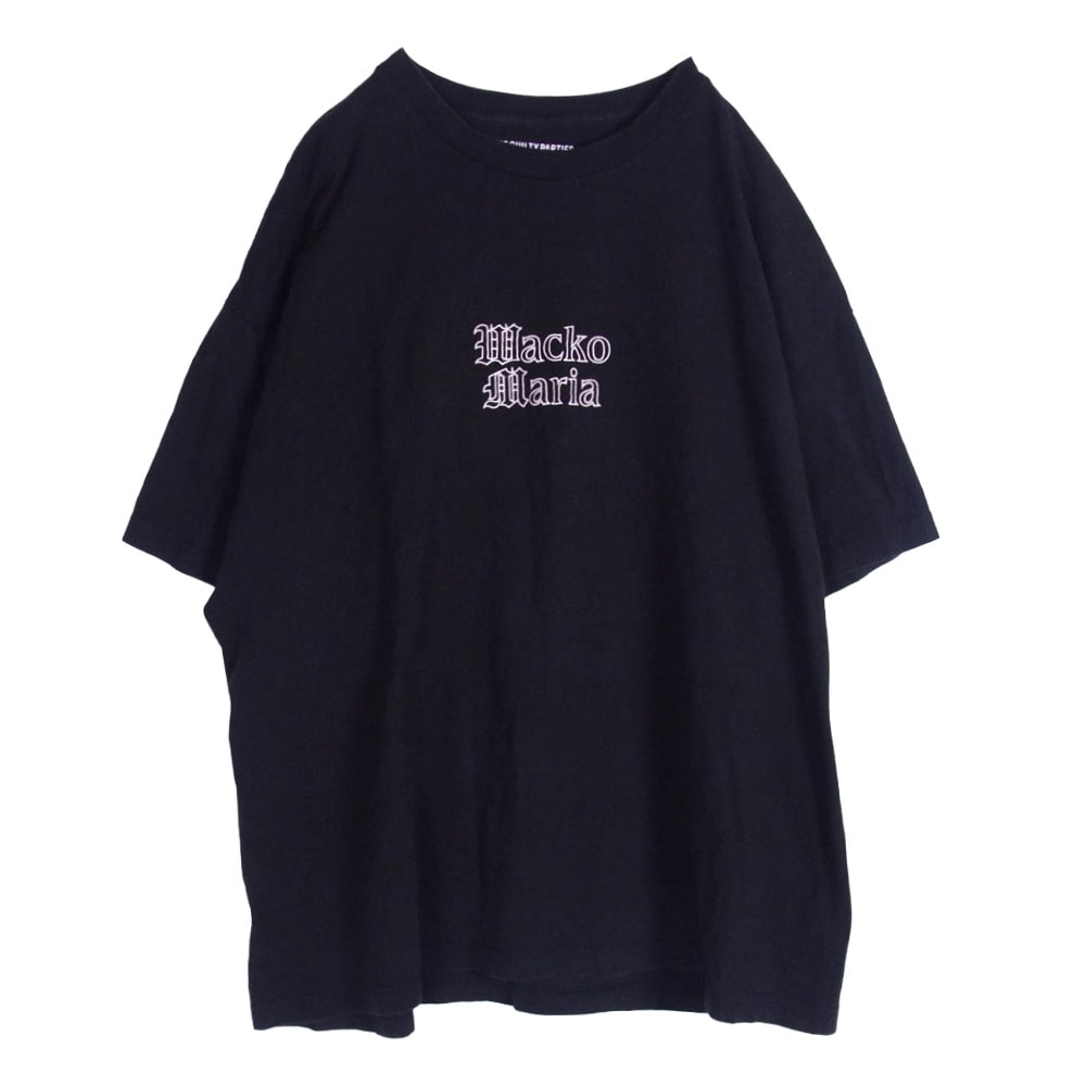 WACKO MARIA ワコマリア Tシャツ 24SS x TIM LEHI ティム リーハイ CREW NECK T-SHIRT クルーネック 半袖 Tシャツ ブラック系 XXL【中古】