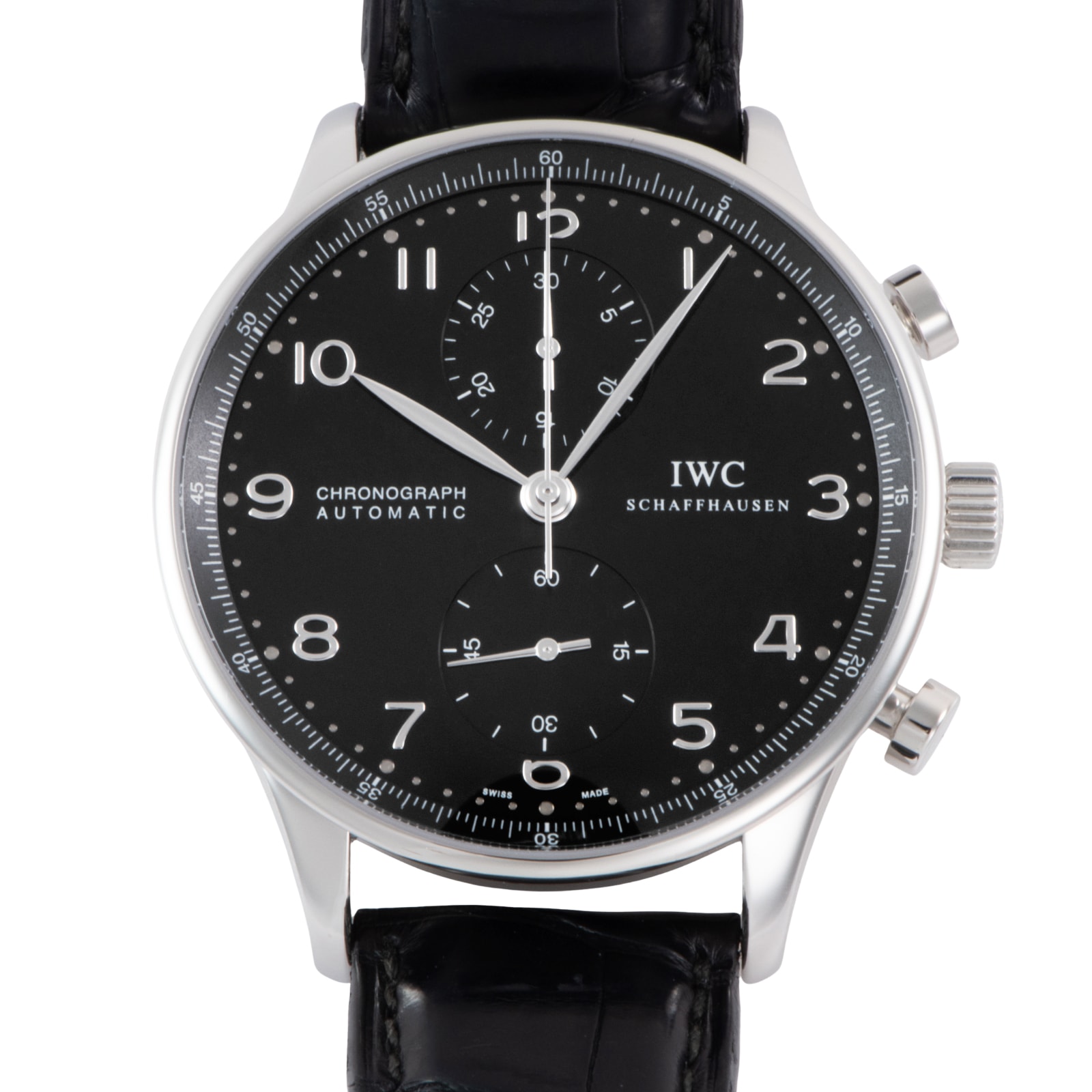 IWC ポルトギーゼ クロノグラフ IW371438 ステンレススチール【中古】