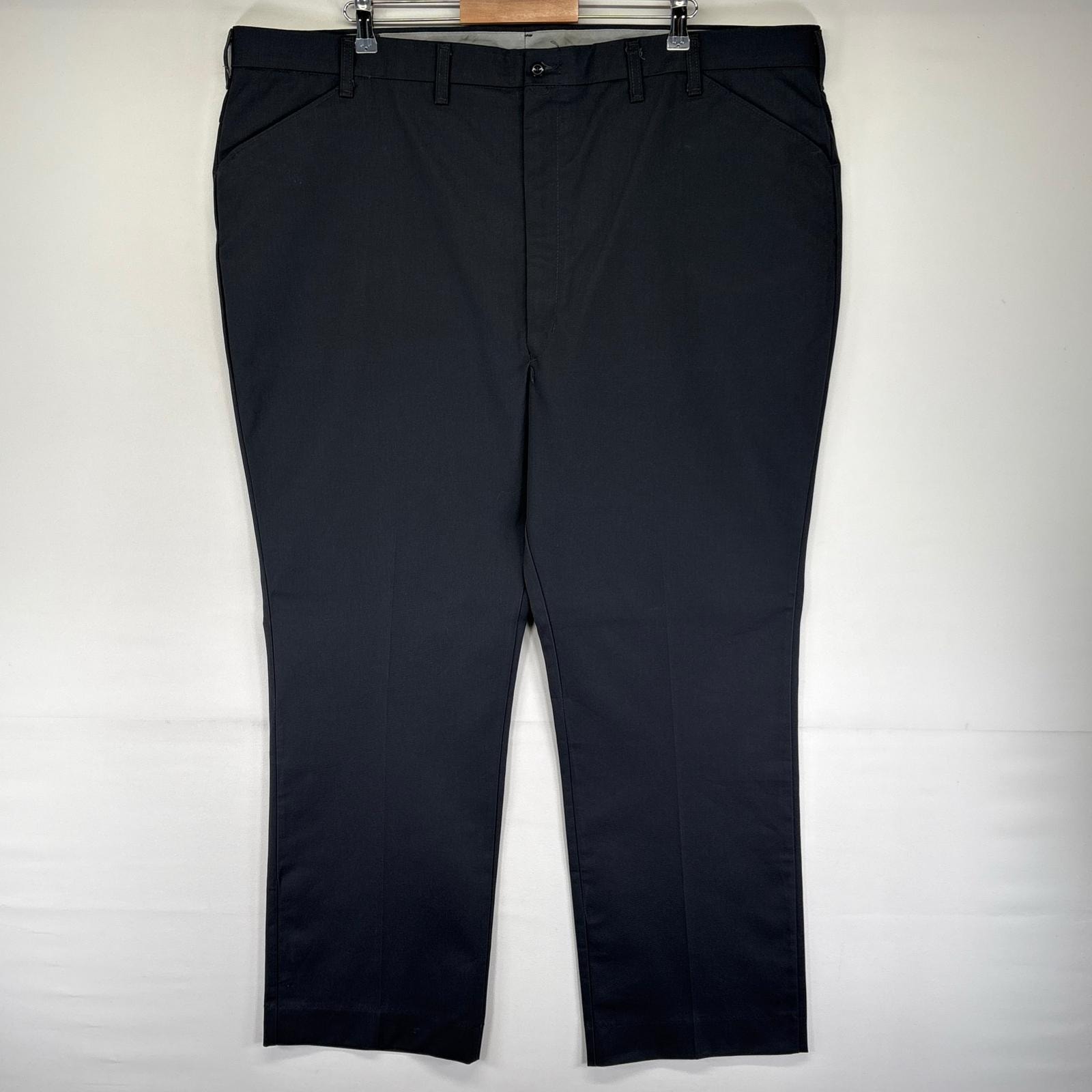 古着 レッドキャップ RED KAP USA製 パンツ ワークパンツ スラックス ジッパーフライ ワンポイント 大きいサイズ 48  グレー系 メンズ