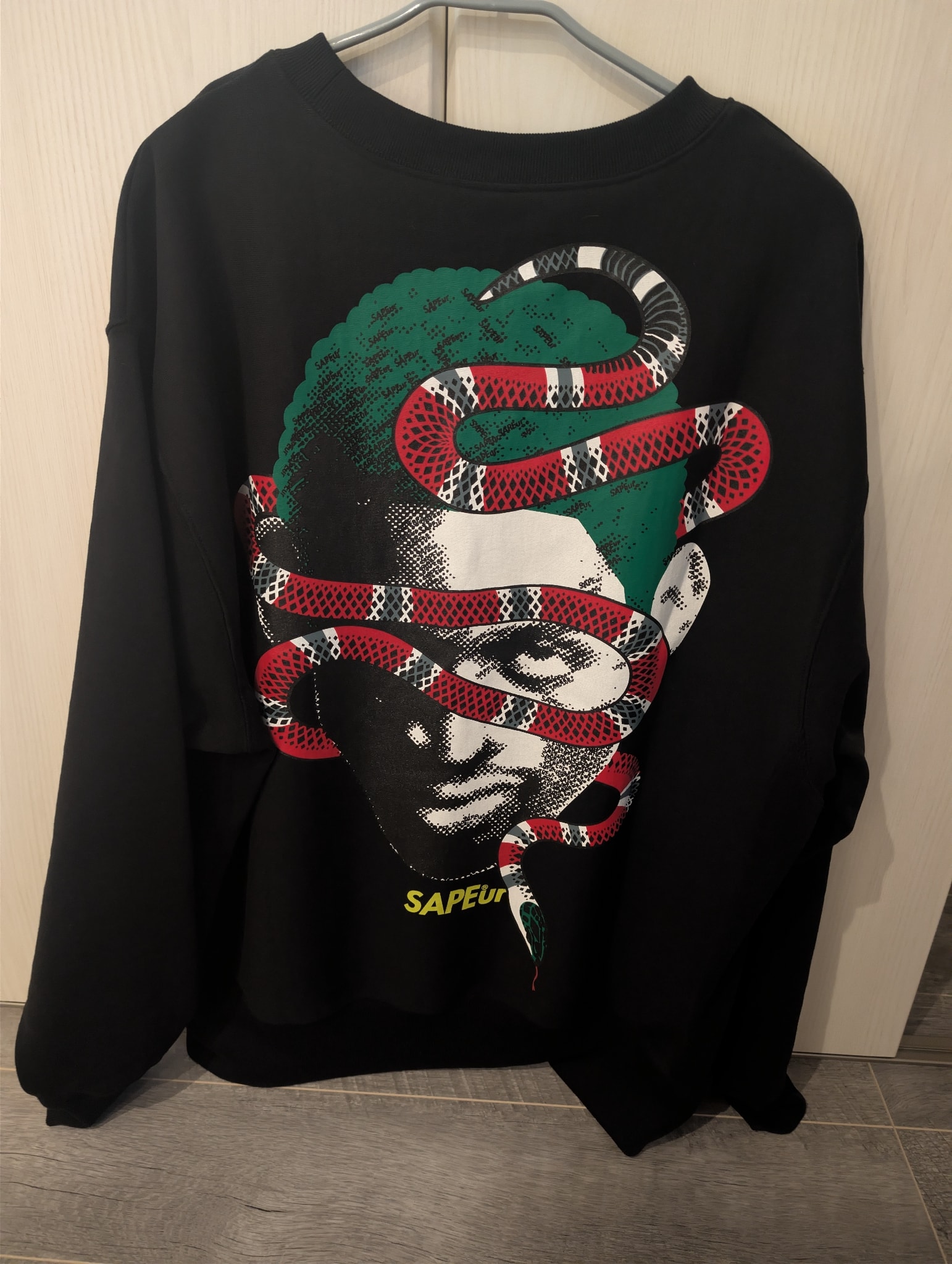 SAPEur/サプール/スネーク/クルーネックスウェット/RODMAN/ロッドマン/NBA/バスケ/BULLS/ブルズ/XL/JORDAN/ジョーダン/Pippen/ピッペン/LAKERS/レイカーズ/PISTONS/ピストンズ/Spurs/スパーズ