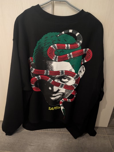 SAPEur/サプール/スネーク/クルーネックスウェット/RODMAN/ロッドマン/NBA/バスケ/BULLS/ブルズ/XL/JORDAN/ジョーダン/Pippen/ピッペン/LAKERS/レイカーズ/PISTONS/ピストンズ/Spurs/スパーズ