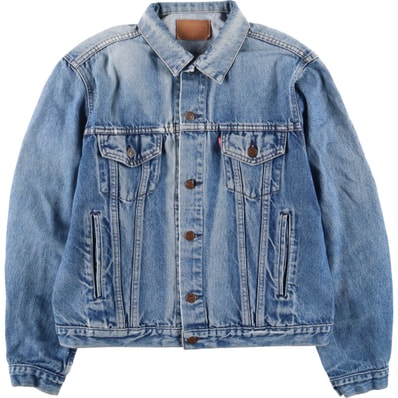 古着 リーバイス Levi's ユーロモデル デニムジャケット Gジャン フランス製 メンズM相当 ヴィンテージ/eaa590375