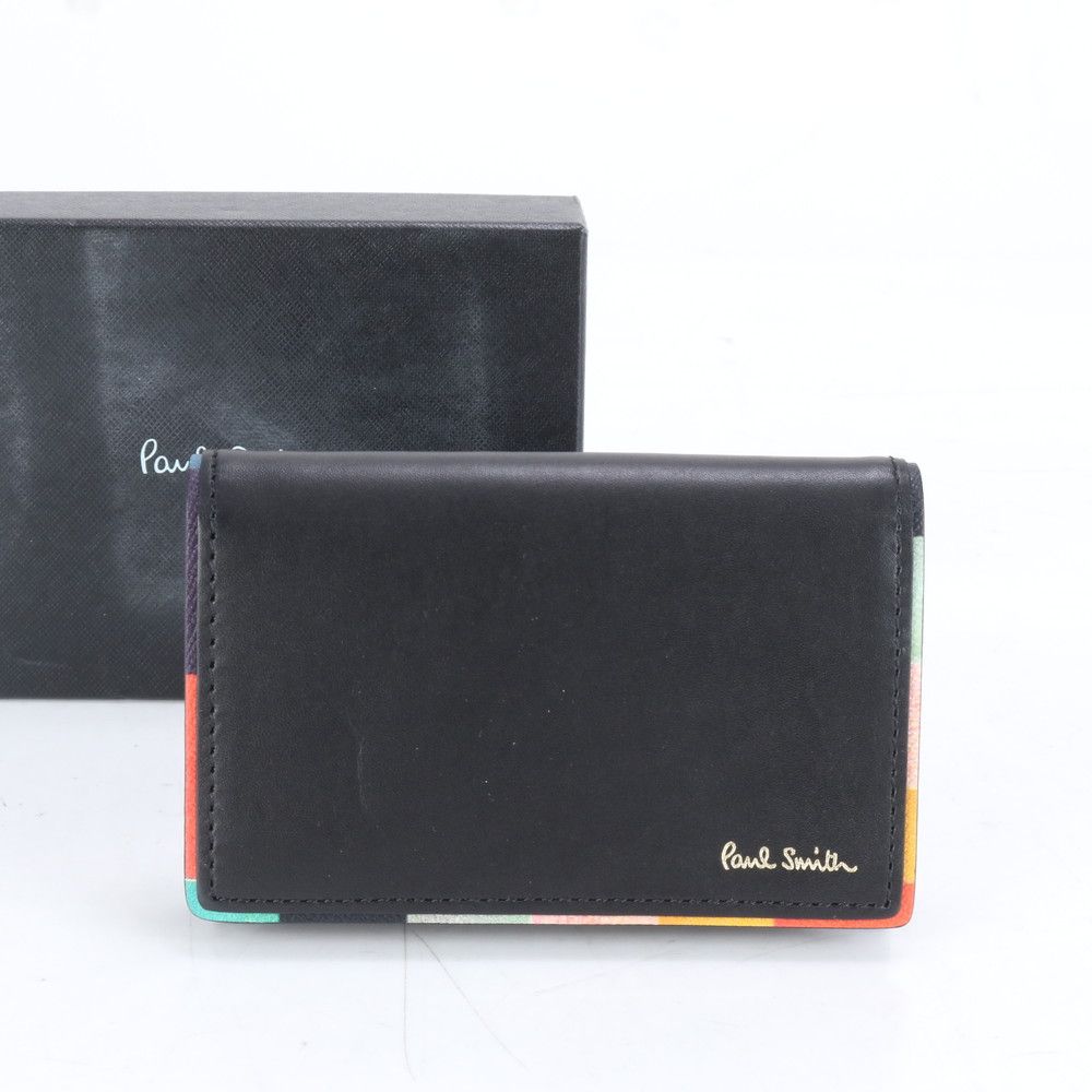 ■極美品 ポールスミス ビジネス名刺入れ レザー