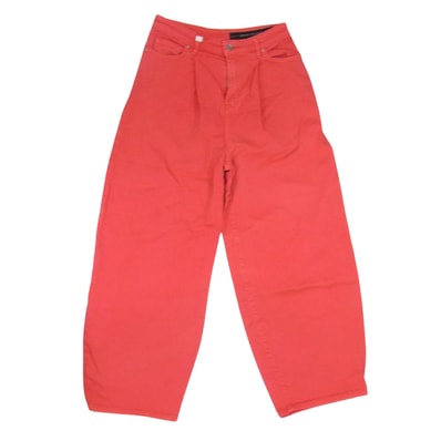 ARMANI EXCHANGE アルマーニエクスチェンジ パンツ カラー ワイド デニム パンツ レッド系 26【中古】