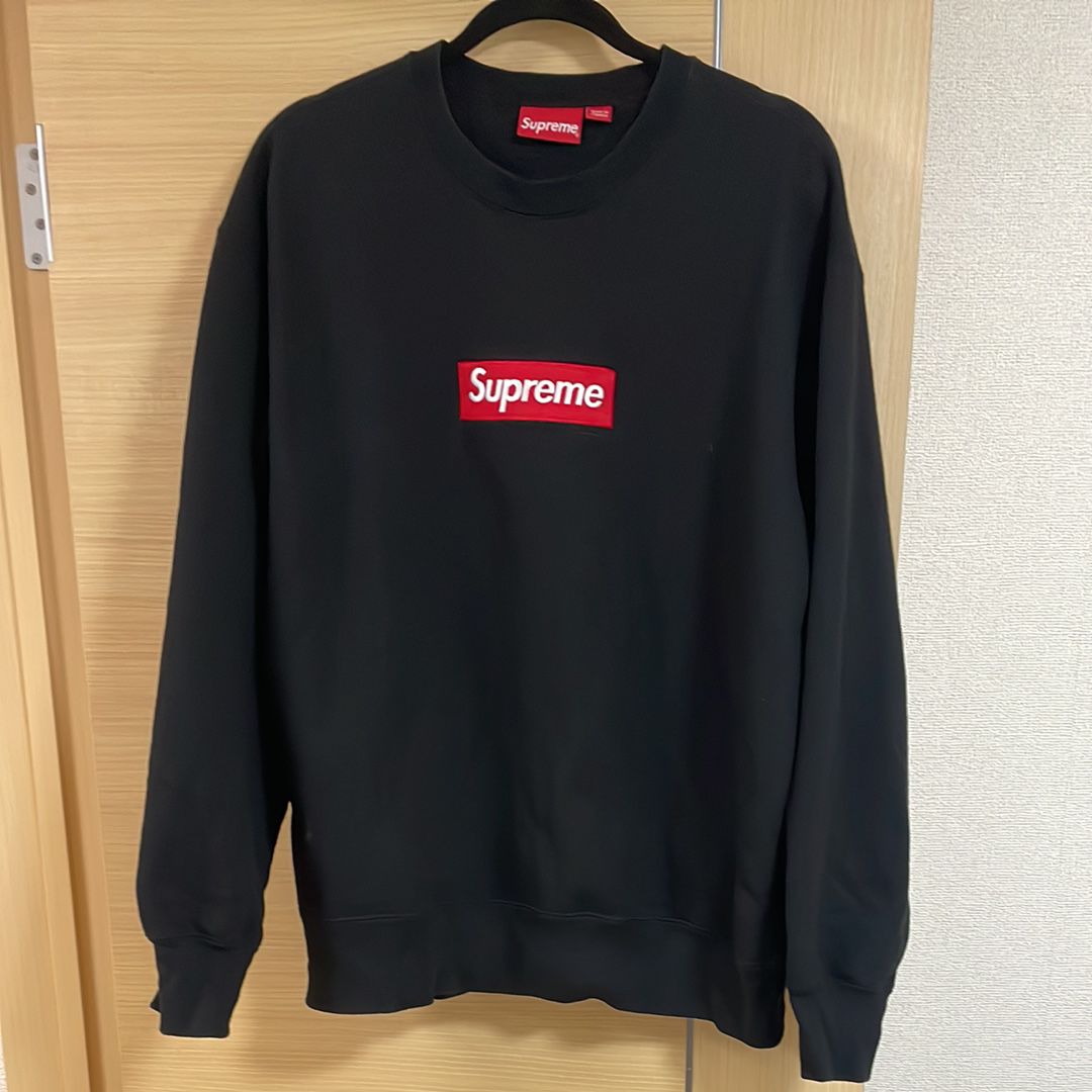 Supreme Box Logo Crewneck "Black" (22FW)