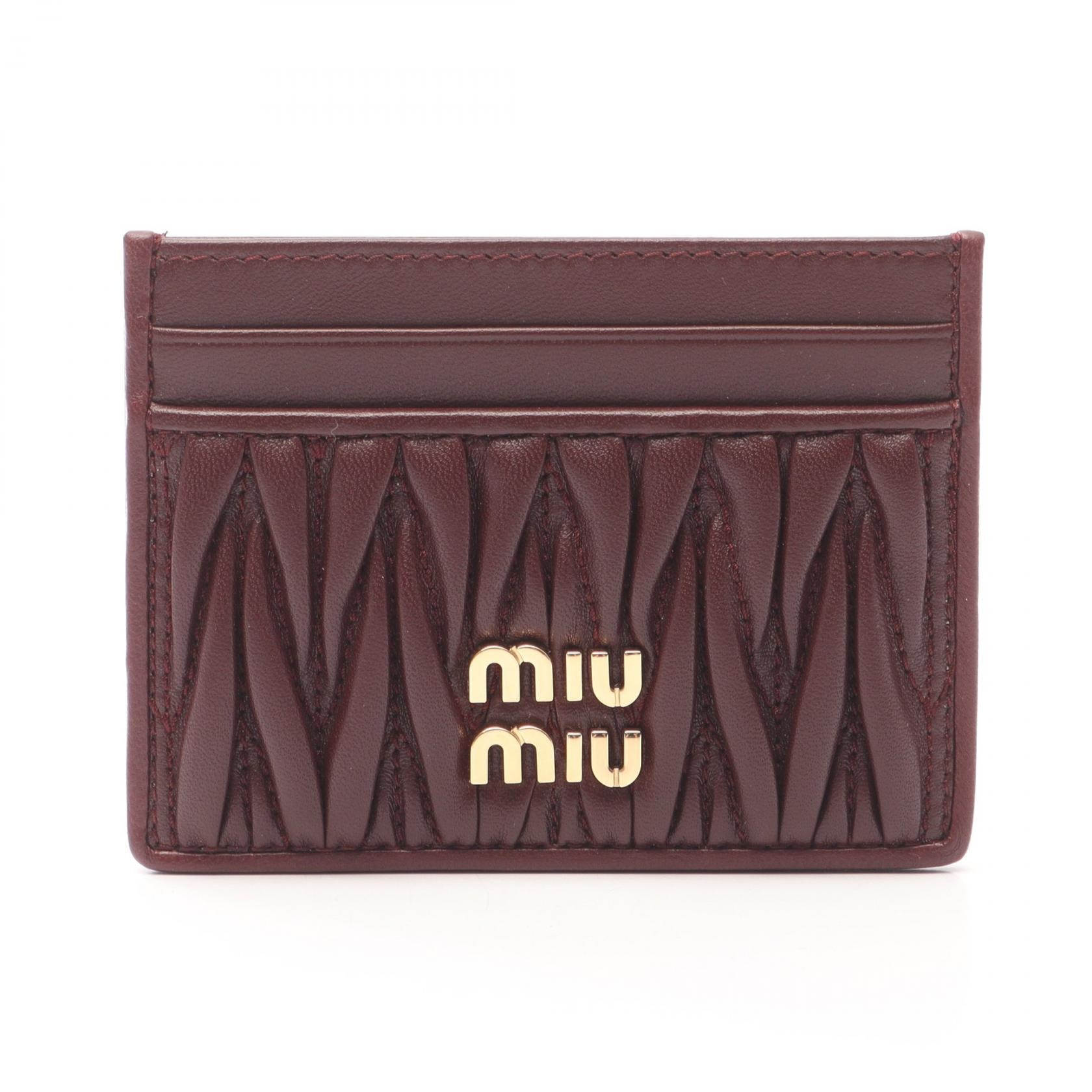 財布 レディース ブランド レザー miu miu ミュウミュウ マドラス ラブ ミュウミュウ マドラス ラブ 財布 