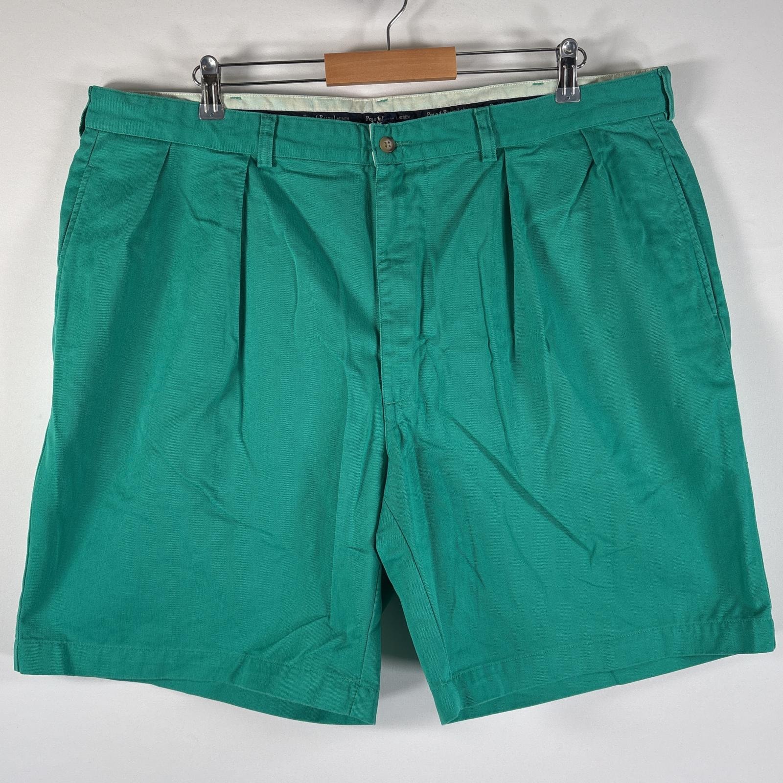 古着 80's~90's/80年代~90年代 ヴィンテージ ポロ・ラルフローレン POLO RALPH LAUREN ショートパンツ チノパン ポロチノ 大きいサイズ  グリーン メンズ