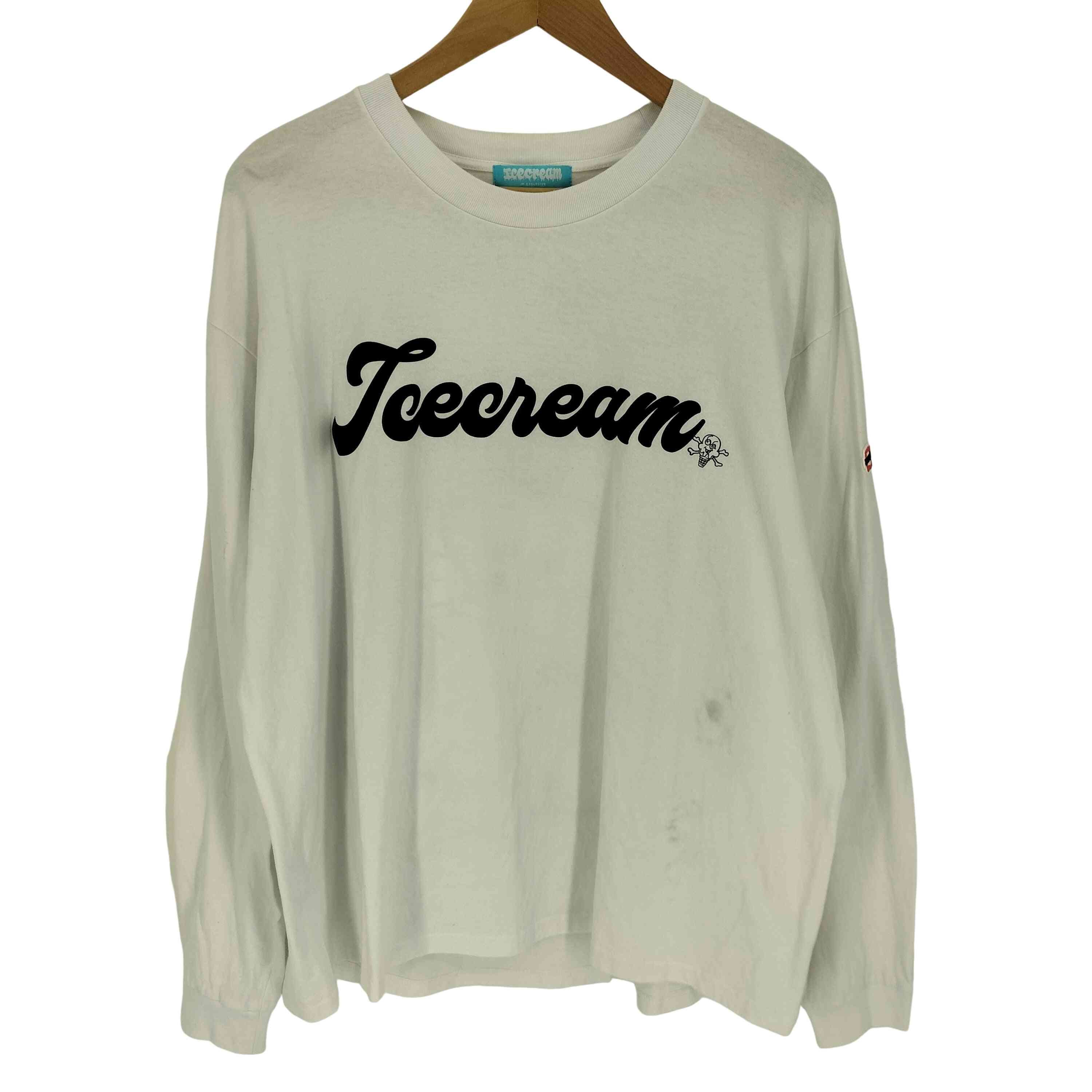 両面プリント クルーネック L/S シャツ【1142684123558】