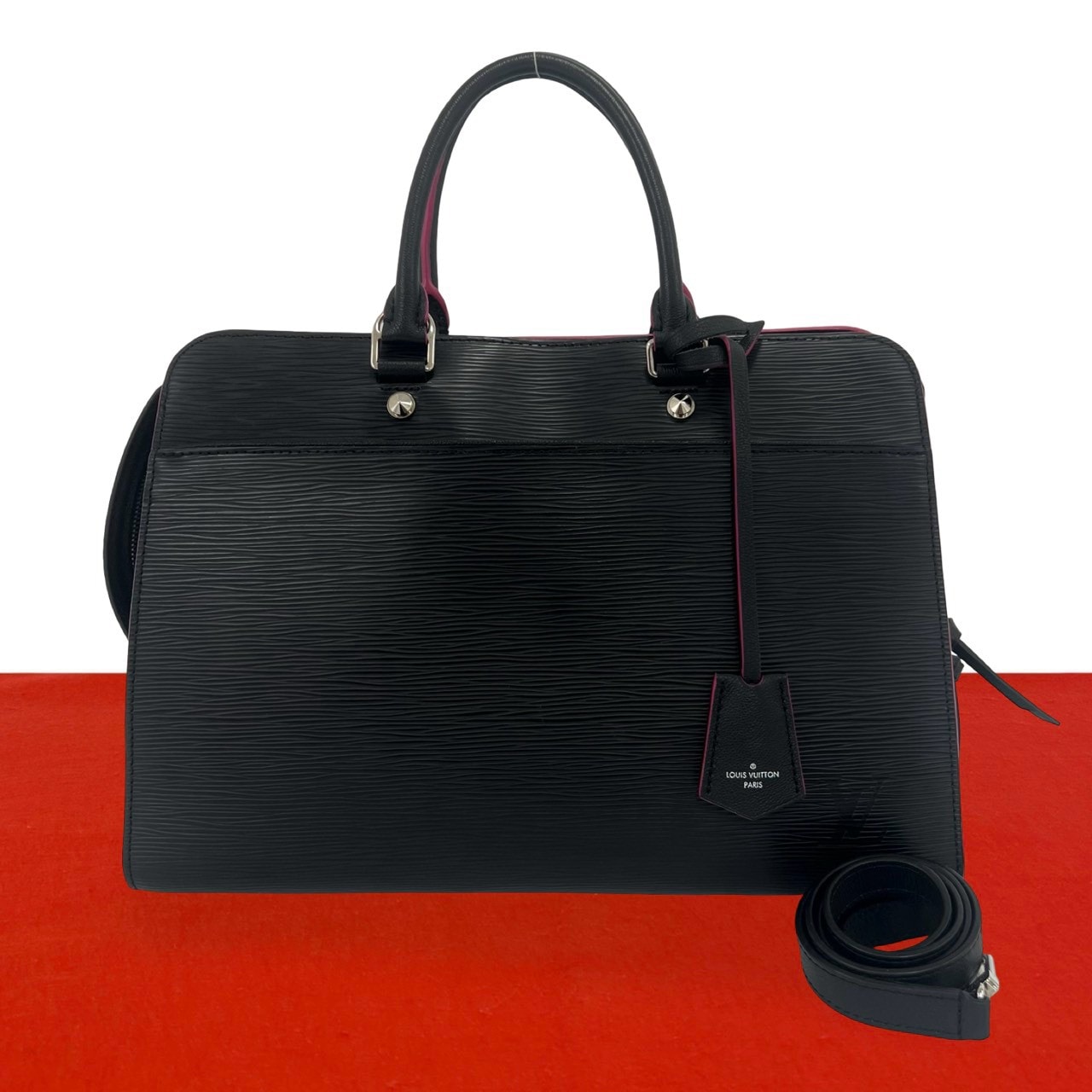 LOUIS VUITTON ルイヴィトン ヴァノー GM エピ レザー ショルダーバッグ ノワール ホットピンク ブラック
24805