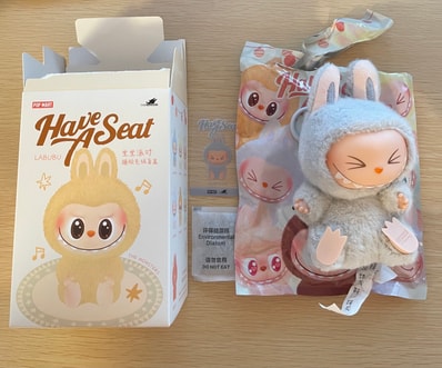 POP MART THE MONSTERS (LABUBU) Have a Seat Plush Series HEHE