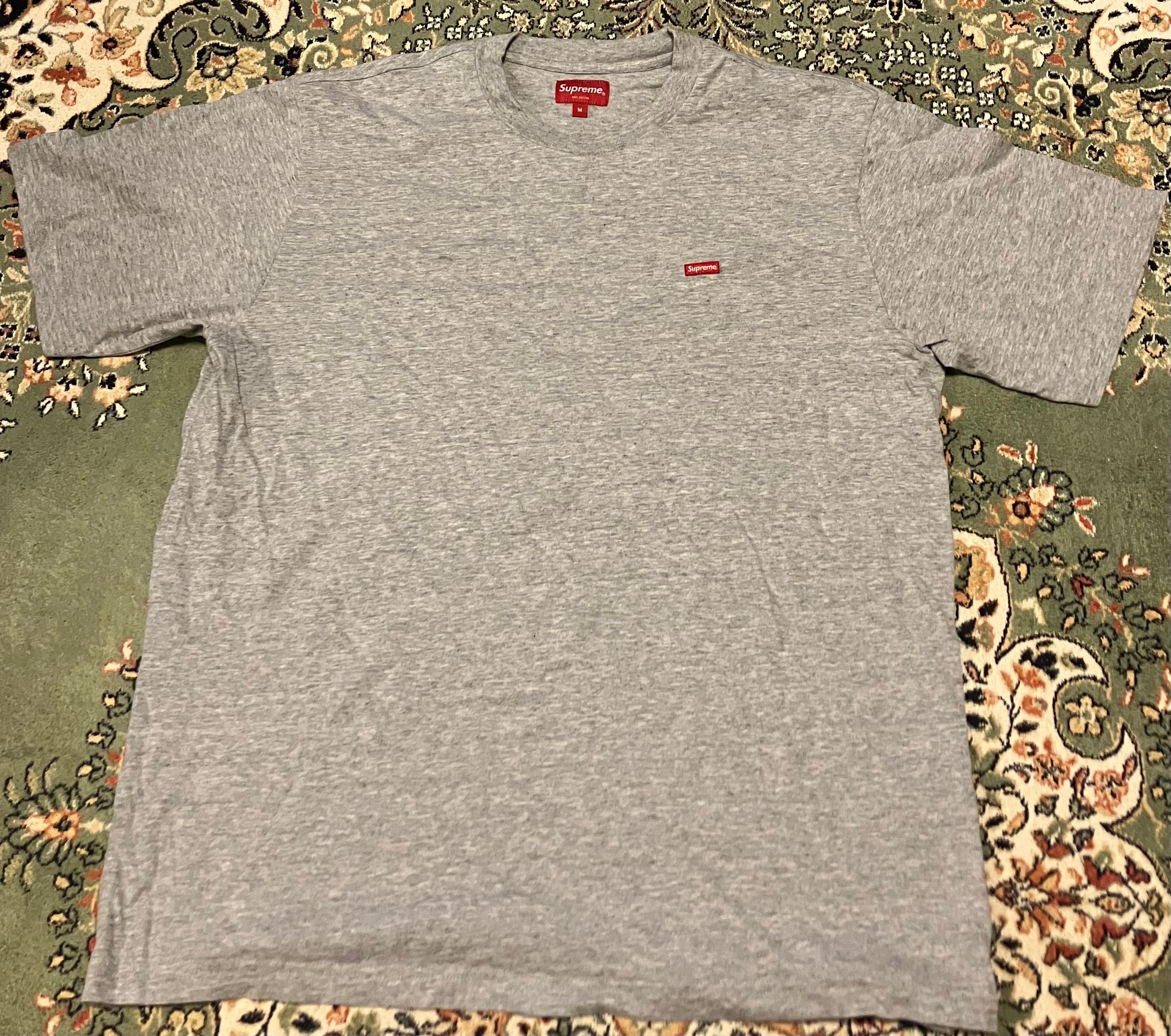Supreme Small Box Tee "Heather Grey"(Made in Vietnam)(22SS)