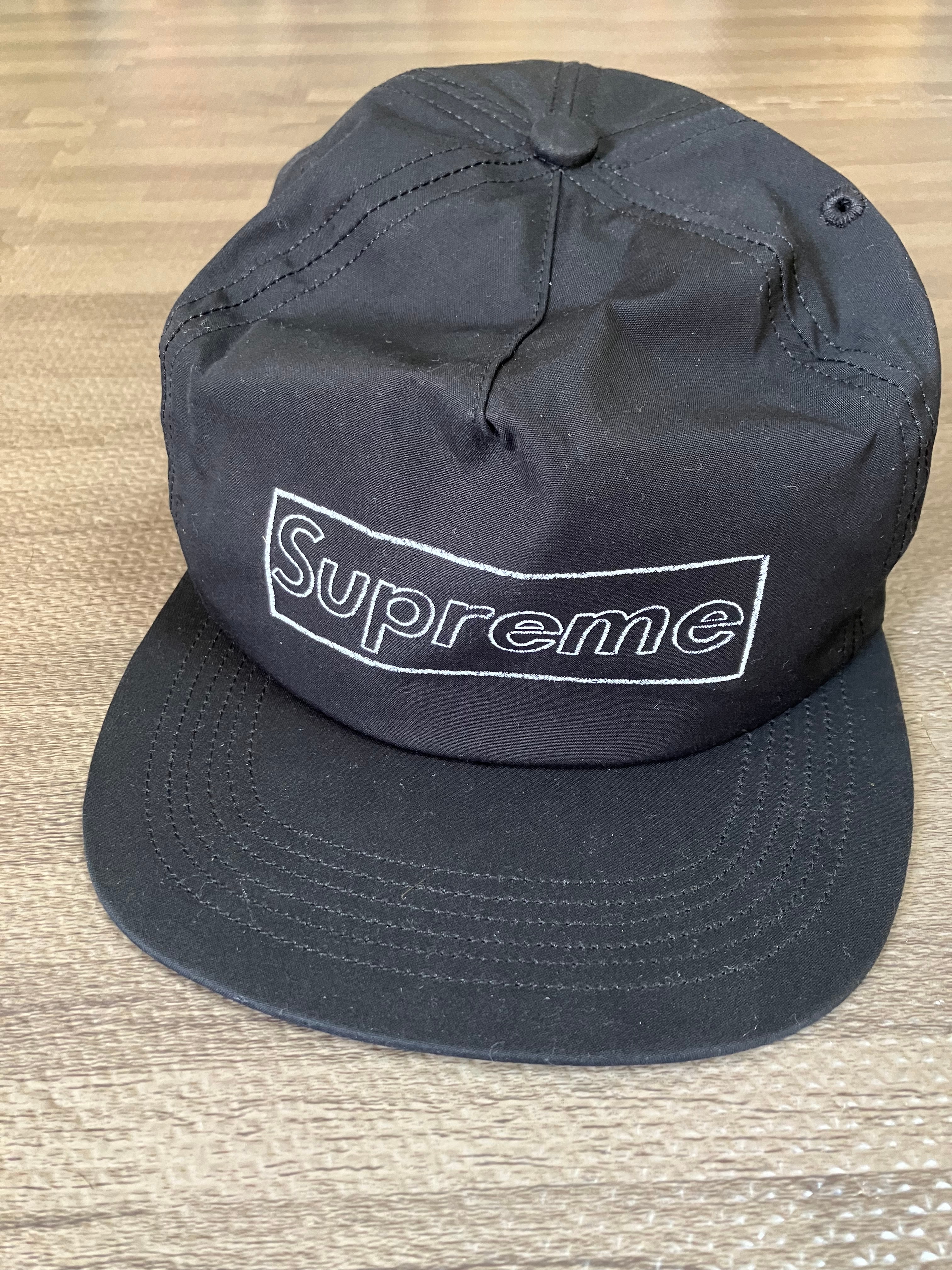 Supreme KAWS Chalk Logo 5-Panel "Black"
