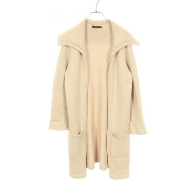 フォクシー ニューヨーク FOXEY NEW YORK カーディガン 衣料品 トップス コットン レディース ベージュ系 28248 【中古】
