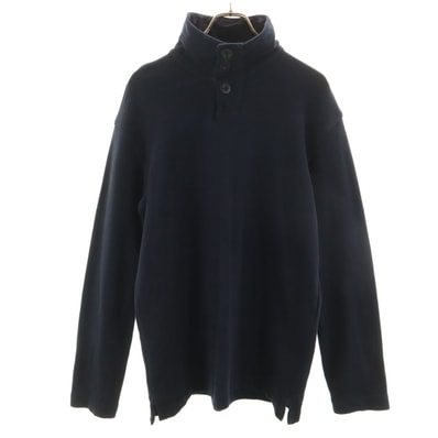 ARMANI COLLEZIONI アルマーニコレッツォーニ イタリア製 長袖 スウェット L ネイビー