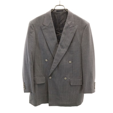 BURBERRY LONDON バーバリーロンドン 日本製 テーラードジャケット AB4 グレー 三陽商会