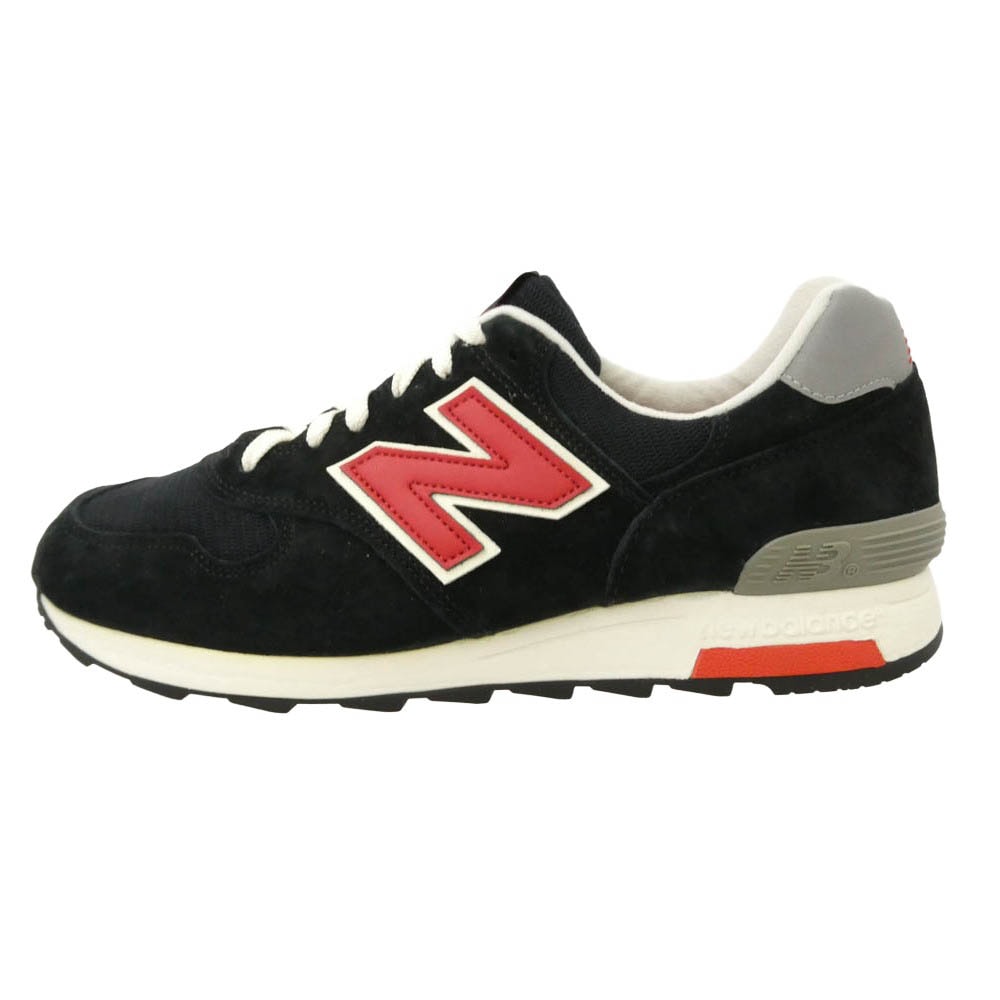 NEW BALANCE ニューバランス M1400HB USA製 1400 ブラック レッド ローカット スニーカー ブラック系 レッド系 26cm【極上美品】【中古】