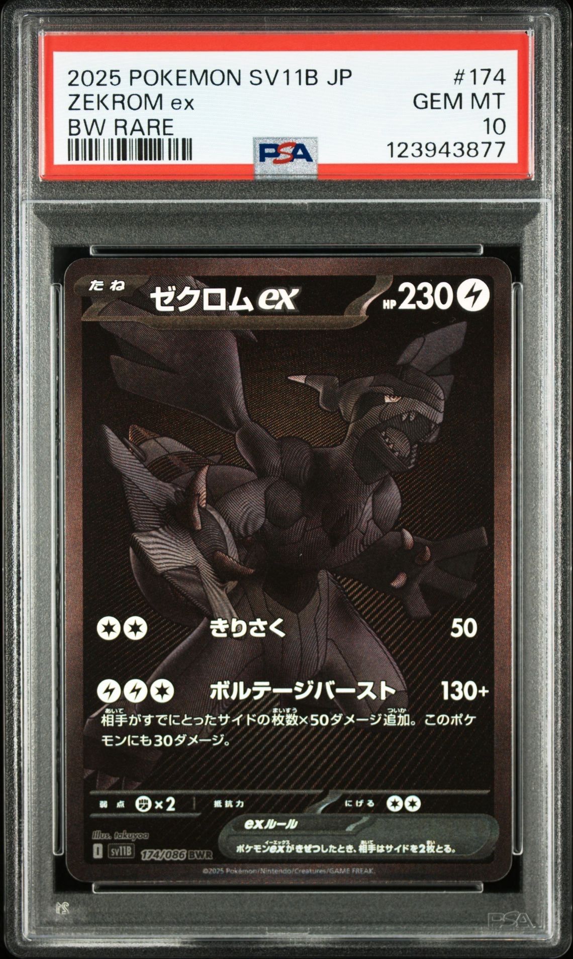 ゼクロムex BWR [SV11B 174/086](拡張パック「ブラックボルト」)