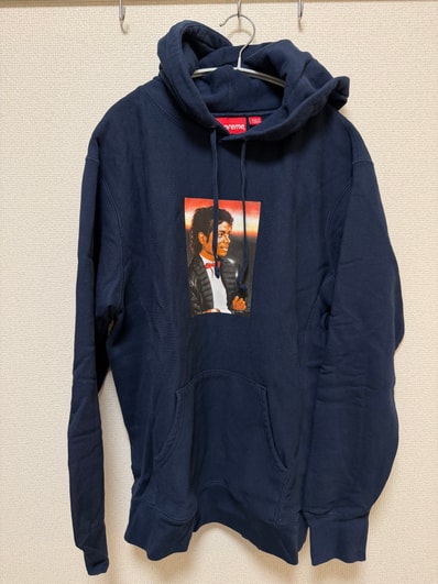 Supreme x Michael Jackson Hooded Sweatshirt "Navy"