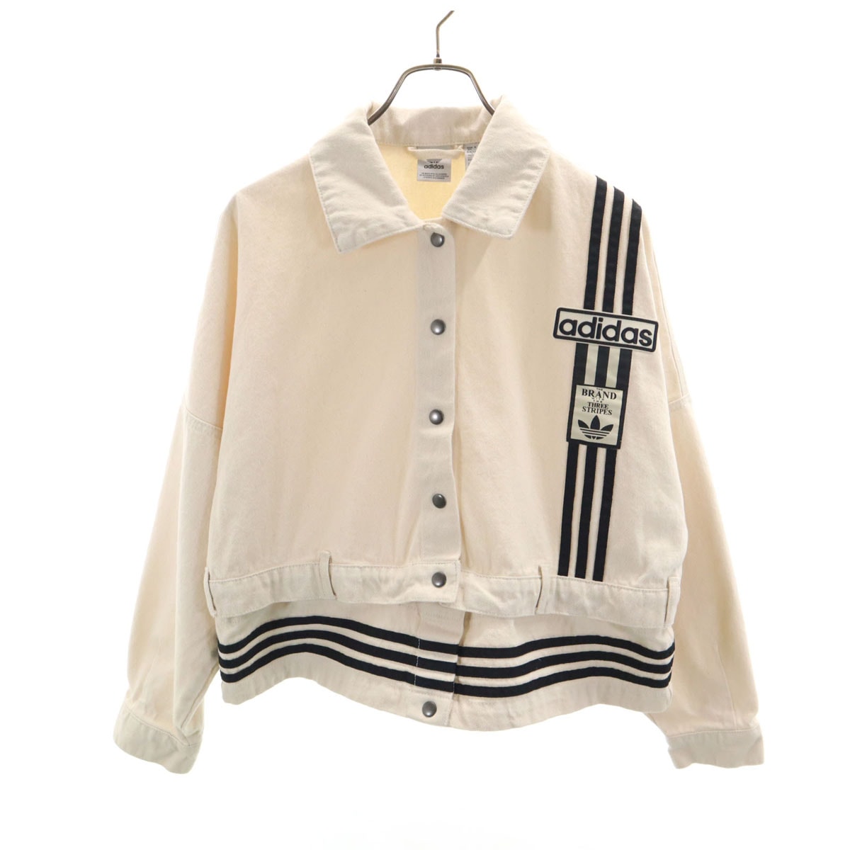 adidas Originals アディダスオリジナルス トレフォイルロゴ アディブレイク 2-In-1 ジャケット L 生成り